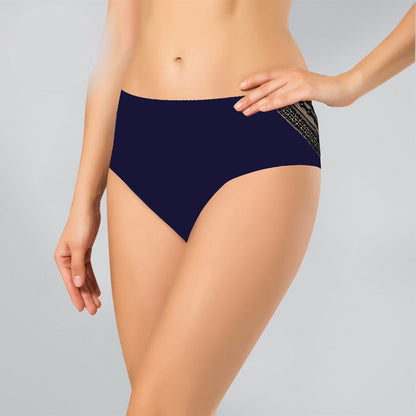 Памучни дантелени бикини с висока талия ND-2017