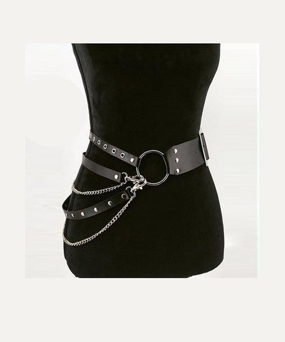 Харнес колан с капси и синджири AA-0232