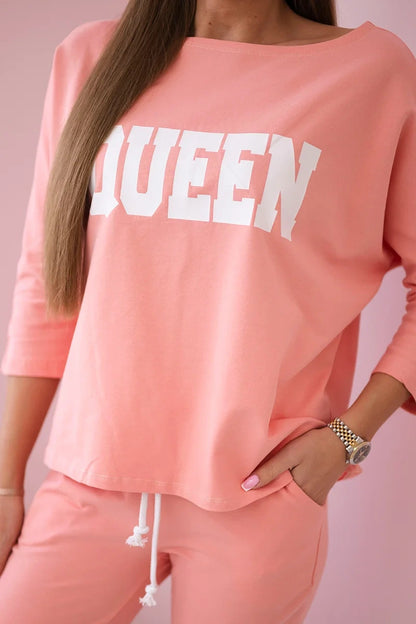 Комплект с принт Queen