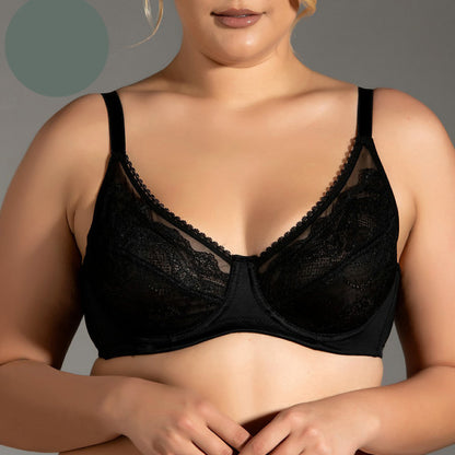 Дантелен минимизиращ сутиен с мека чашка GO-2301