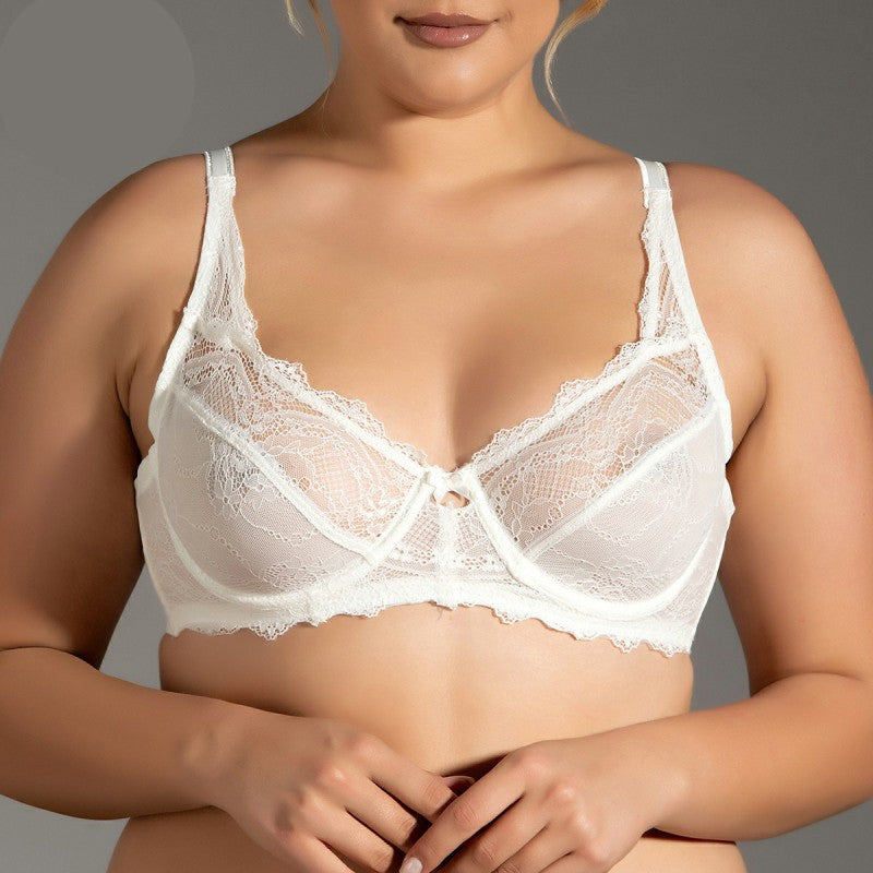 Дантелен минимизиращ сутиен без подплънки GO-2302