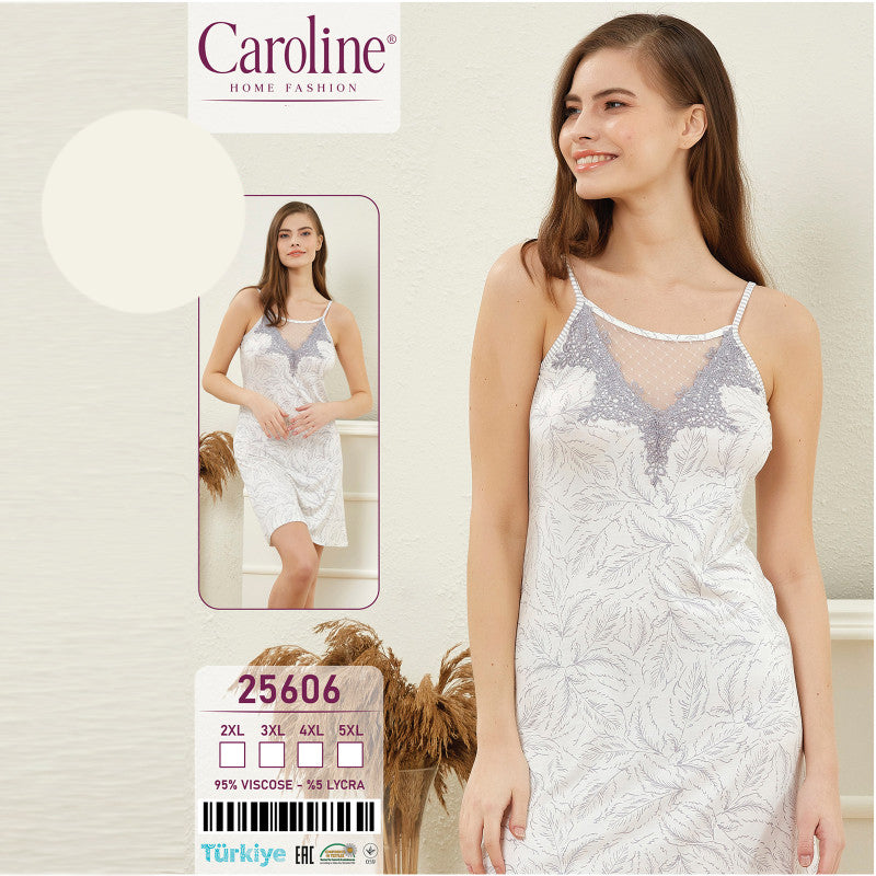 Къса нощница с тънки презрамки 25606