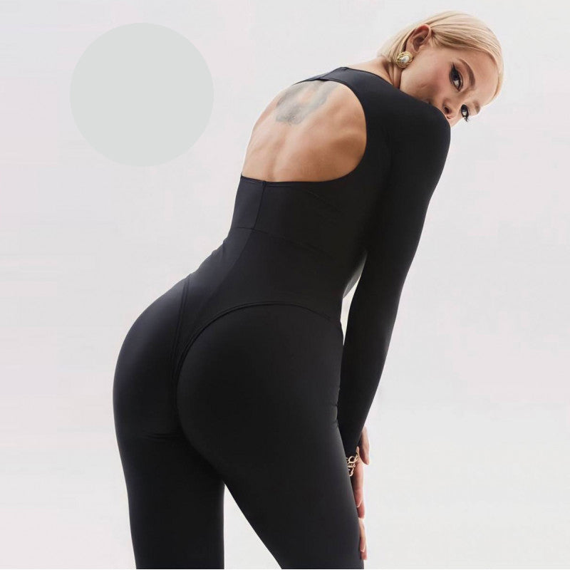 Черен комплект от клин с боди FT-2599