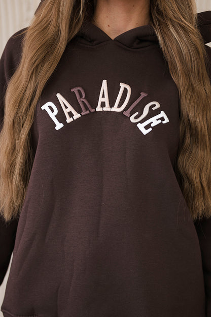 Памучен комплект с бродерия Paradise