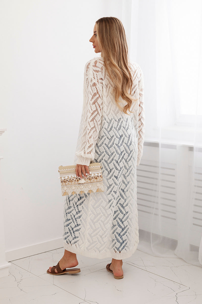 Дълго кардиган сако от мохер