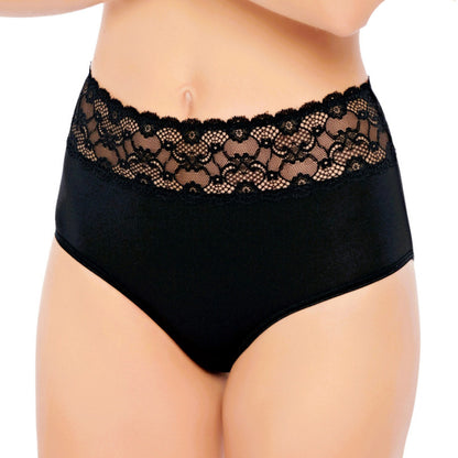 Дамски бикини с дантела и висока талия BY-3017