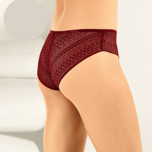 Еластични дантелени бикини с ниска талия SR-3086