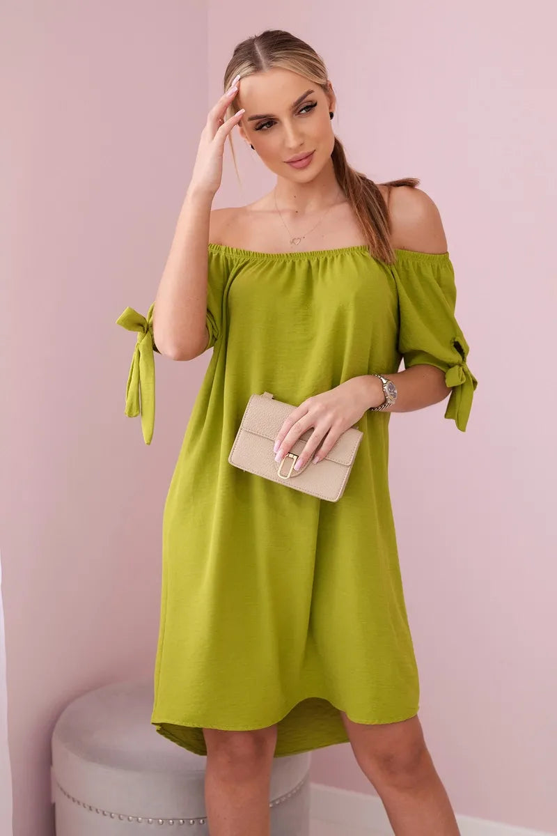 Рокля с къси ръкави 3320