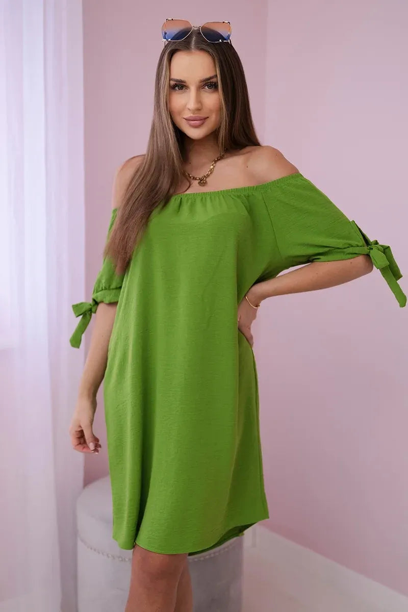 Рокля с къси ръкави 3320