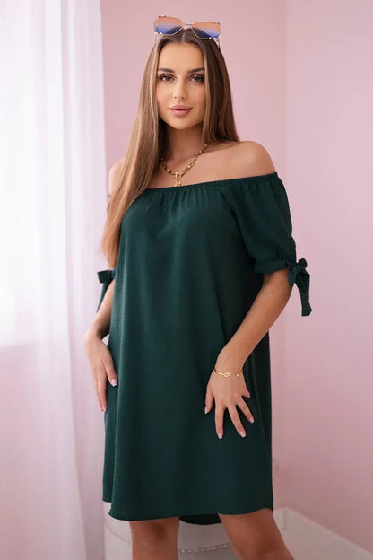 Рокля с къси ръкави 3320