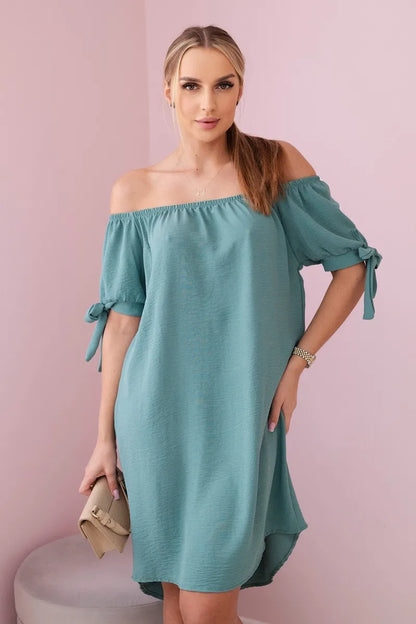 Рокля с къси ръкави 3320