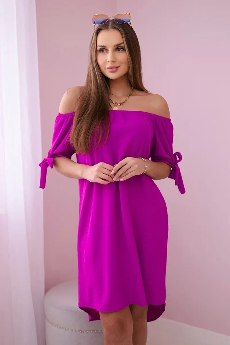 Рокля с къси ръкави 3320