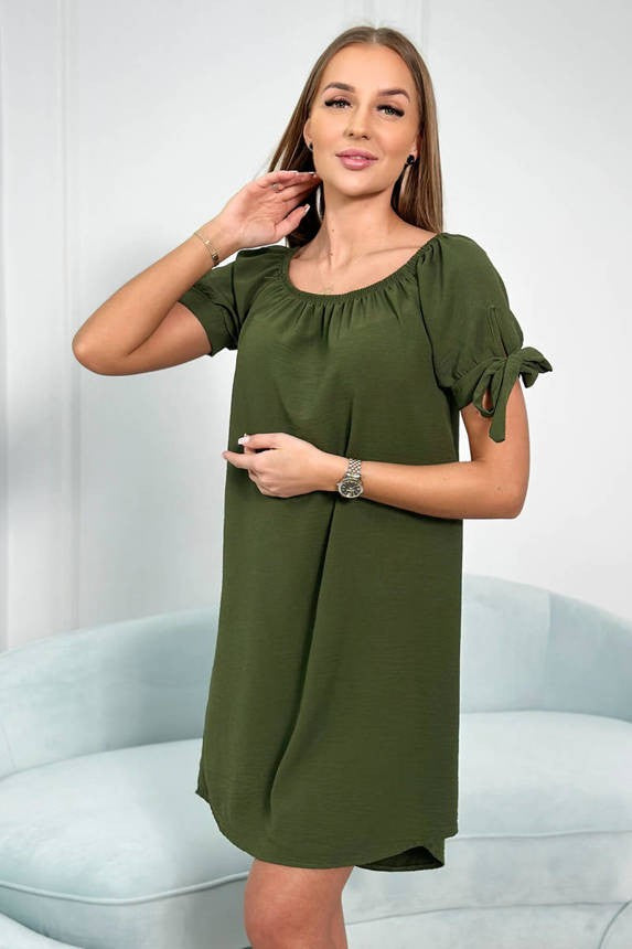 Рокля с къси ръкави 3320