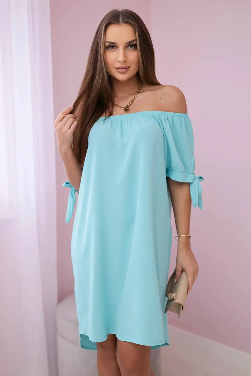 Рокля с къси ръкави 3320