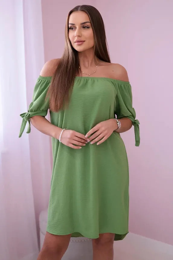 Рокля с къси ръкави 3320