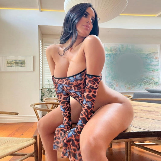 Секси изрязано бейбидол боди NL-3506