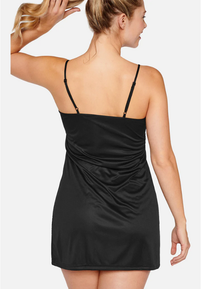 Дълга подплата с тънки презрамки NATURANA 3606