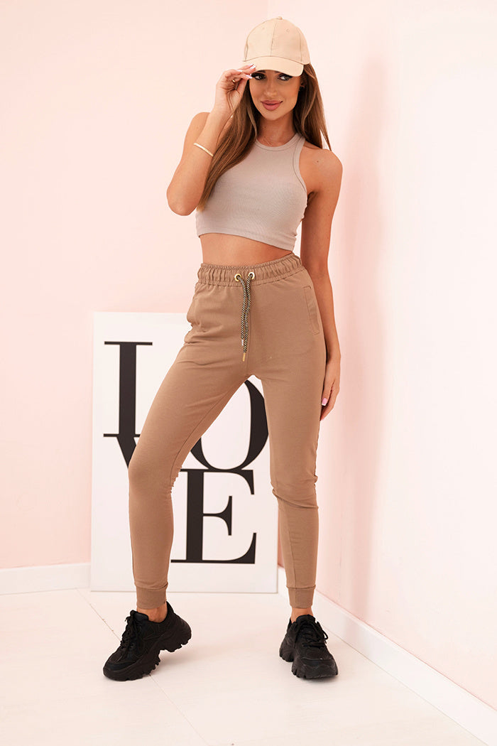 Спортни панталони с контрастна лента