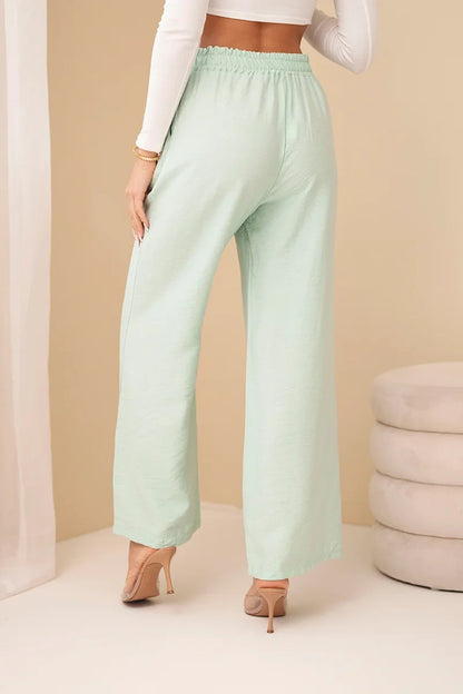 Широки панталони от вискоза
