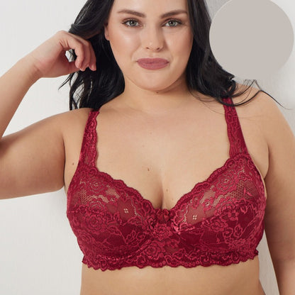 Сутиен с еластична дантела и минимизиращ ефект GO-5030