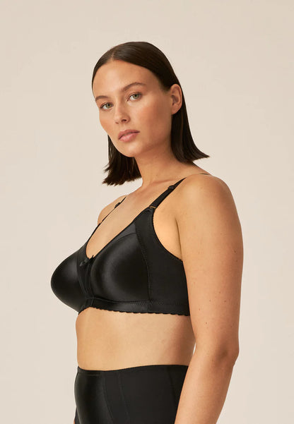 Сутиен с меки чаши без банели NATURANA 5063 - черно