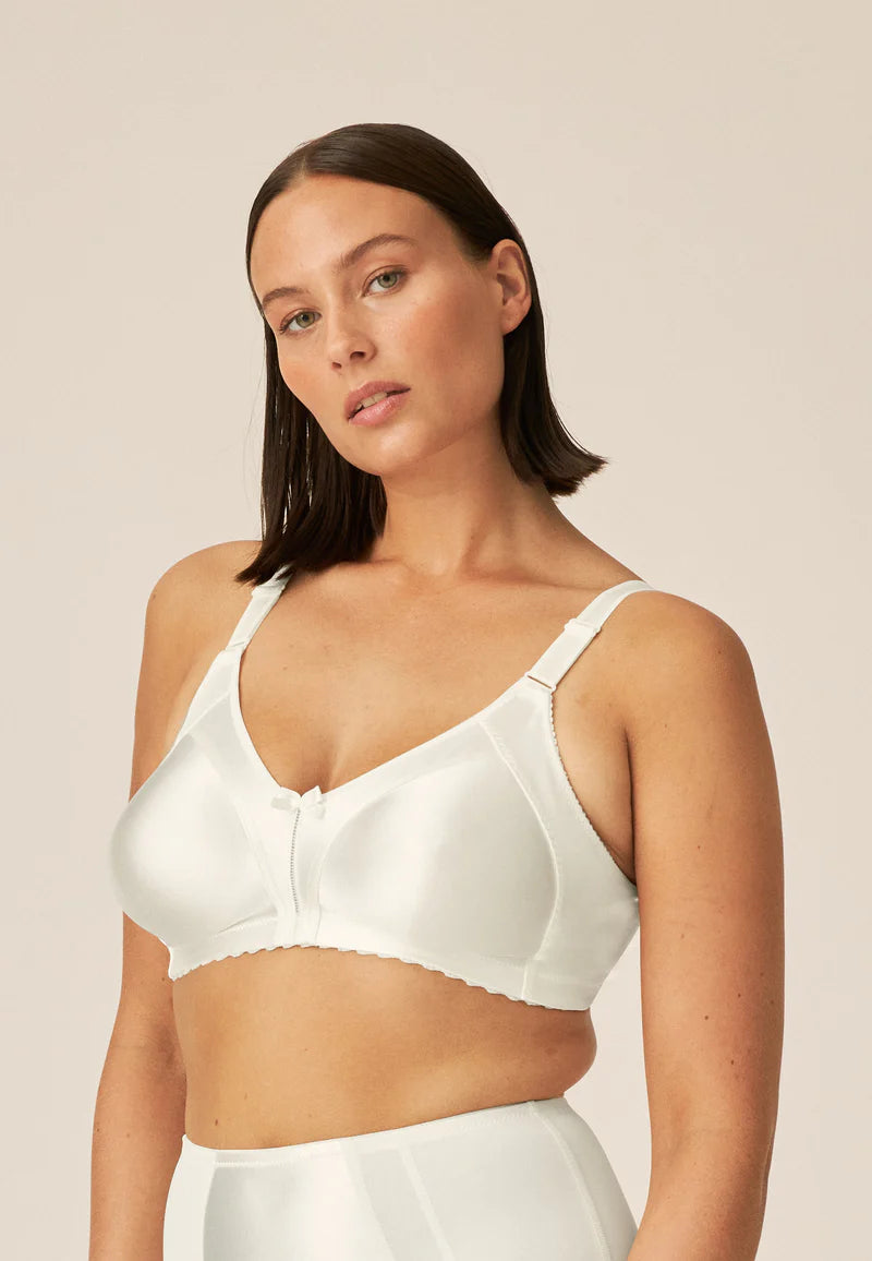 Сутиен с меки чаши без банели NATURANA 5063 - екрю