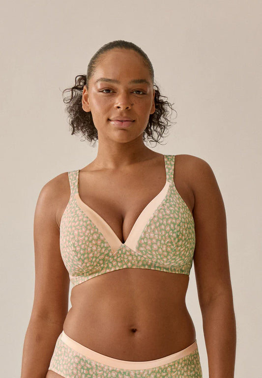 Сутиен с оформени чаши без банели NATURANA 5119 - Резида