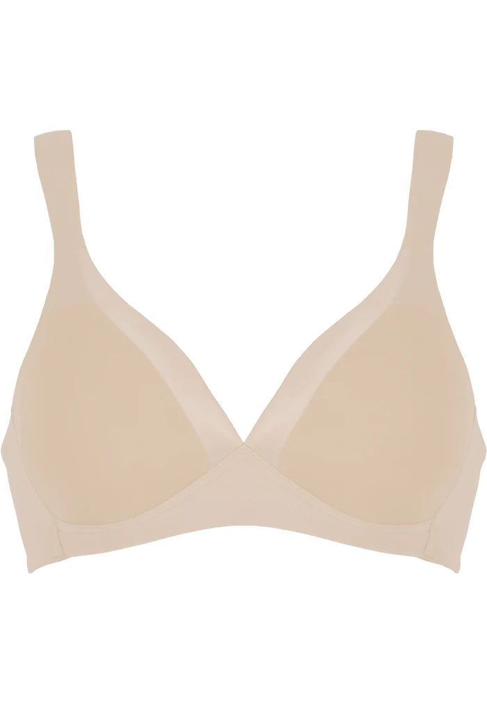 Сутиен с оформени чаши без банели NATURANA 5119 - телесен