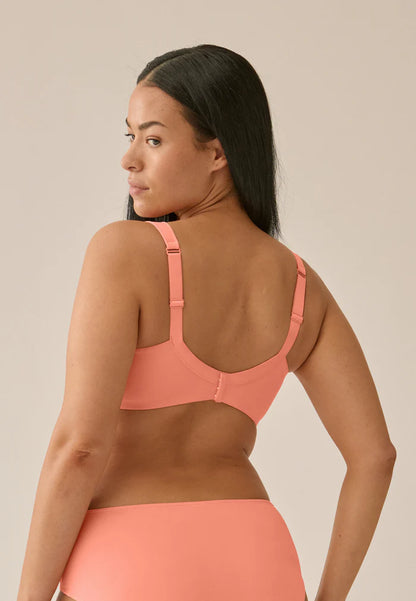 Сутиен с оформени чаши без банели NATURANA 5119 - праскова