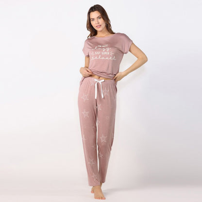 Комплект домашно облекло с къс ръкав CE-51325