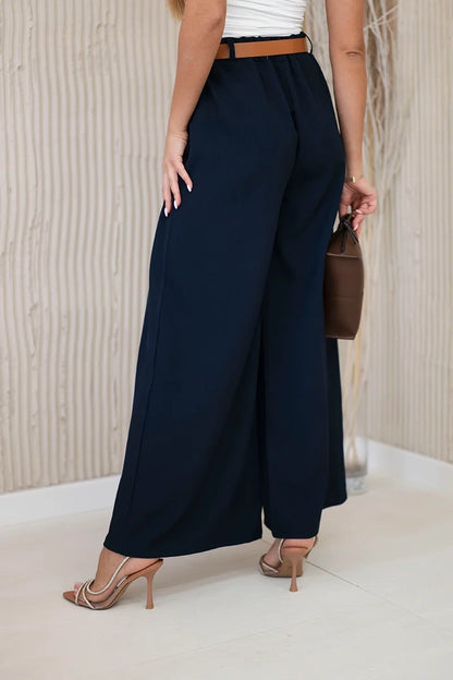 Широк панталон с колан ART52159