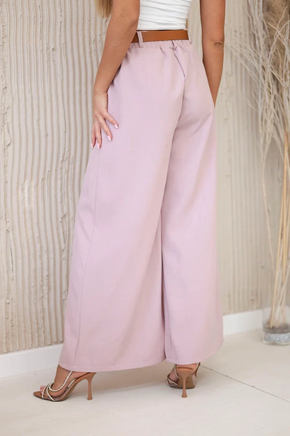 Широк панталон с колан ART52159