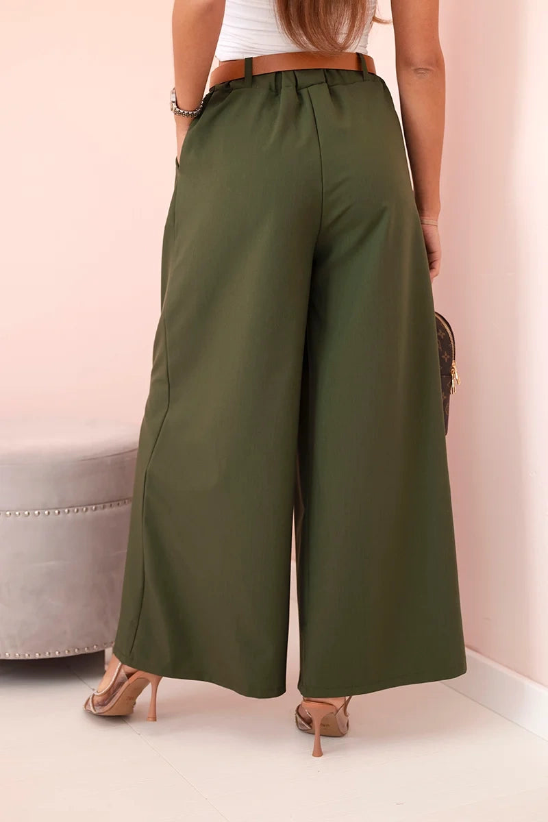 Широк панталон с колан ART52159