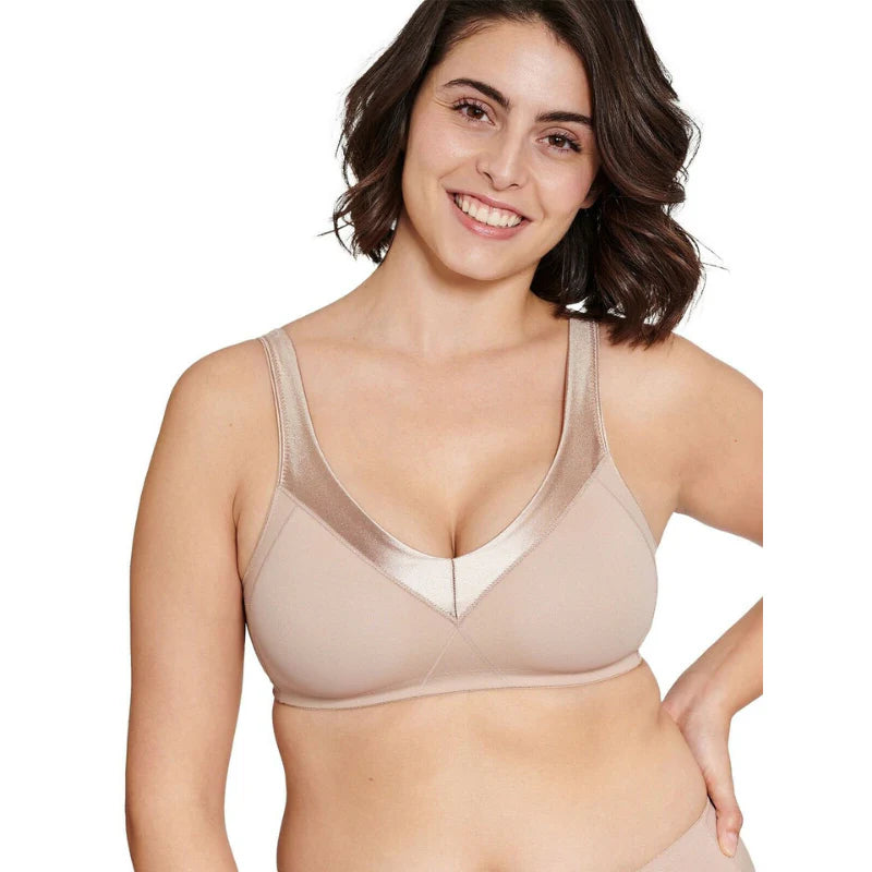 Сутиен с меки чаши без банели NATURANA 5327