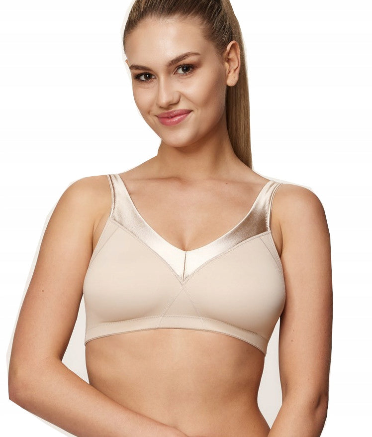 Сутиен с меки чаши без банели NATURANA 5327