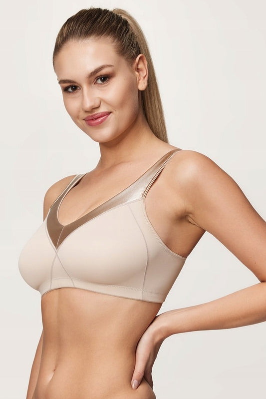 Сутиен с меки чаши без банели NATURANA 5327