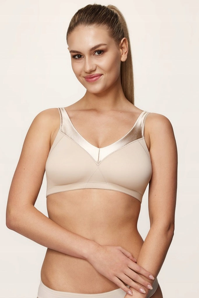 Сутиен с меки чаши без банели NATURANA 5327