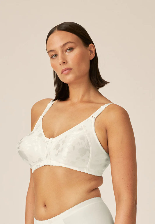 Сутиен с меки чаши без банели NATURANA 5363 - екрю