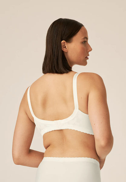Сутиен с меки чаши без банели NATURANA 5363 - екрю