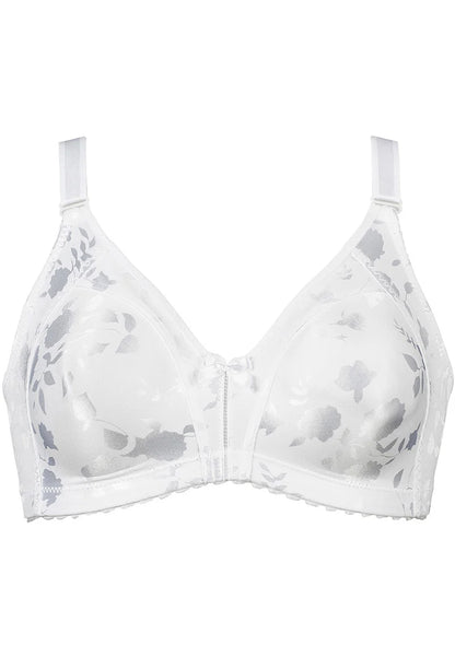 Сутиен с меки чаши без банели NATURANA 5363 - бяло