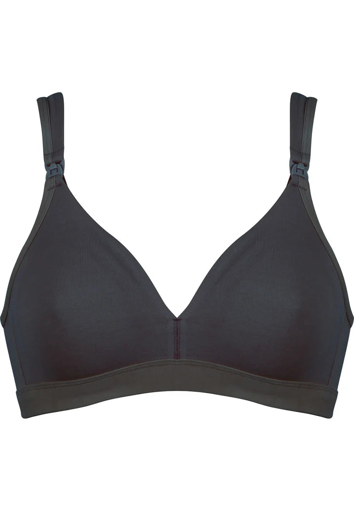 Памучен сутиен за кърмене без банели Naturana 5389