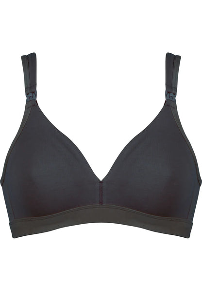 Памучен сутиен за кърмене без банели Naturana 5389