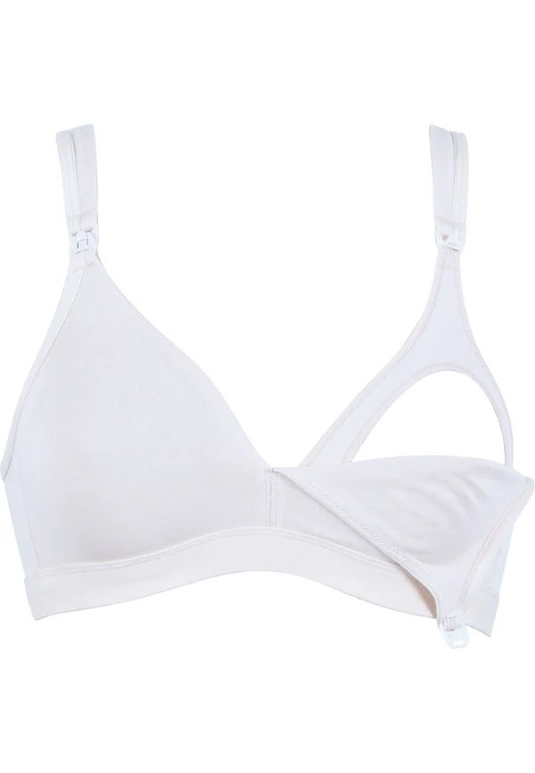 Памучен сутиен за кърмене без банели Naturana 5389