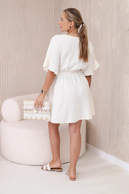 Вталена памучна рокля ART88540