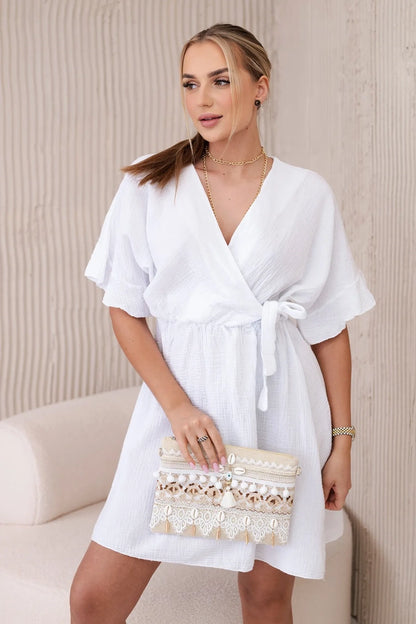 Вталена памучна рокля ART88540