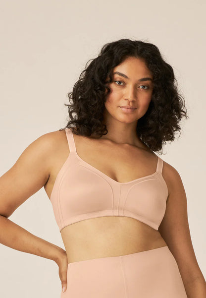 Сутиен с подплатени чаши без банели NATURANA 5632 - телесен
