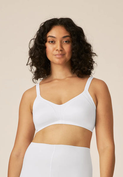 Сутиен с подплатени чаши без банели NATURANA 5632 - бяло