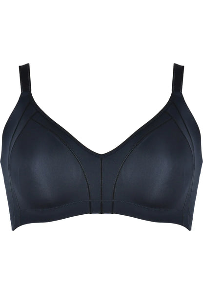 Сутиен с подплатени чаши без банели NATURANA 5632 - черно