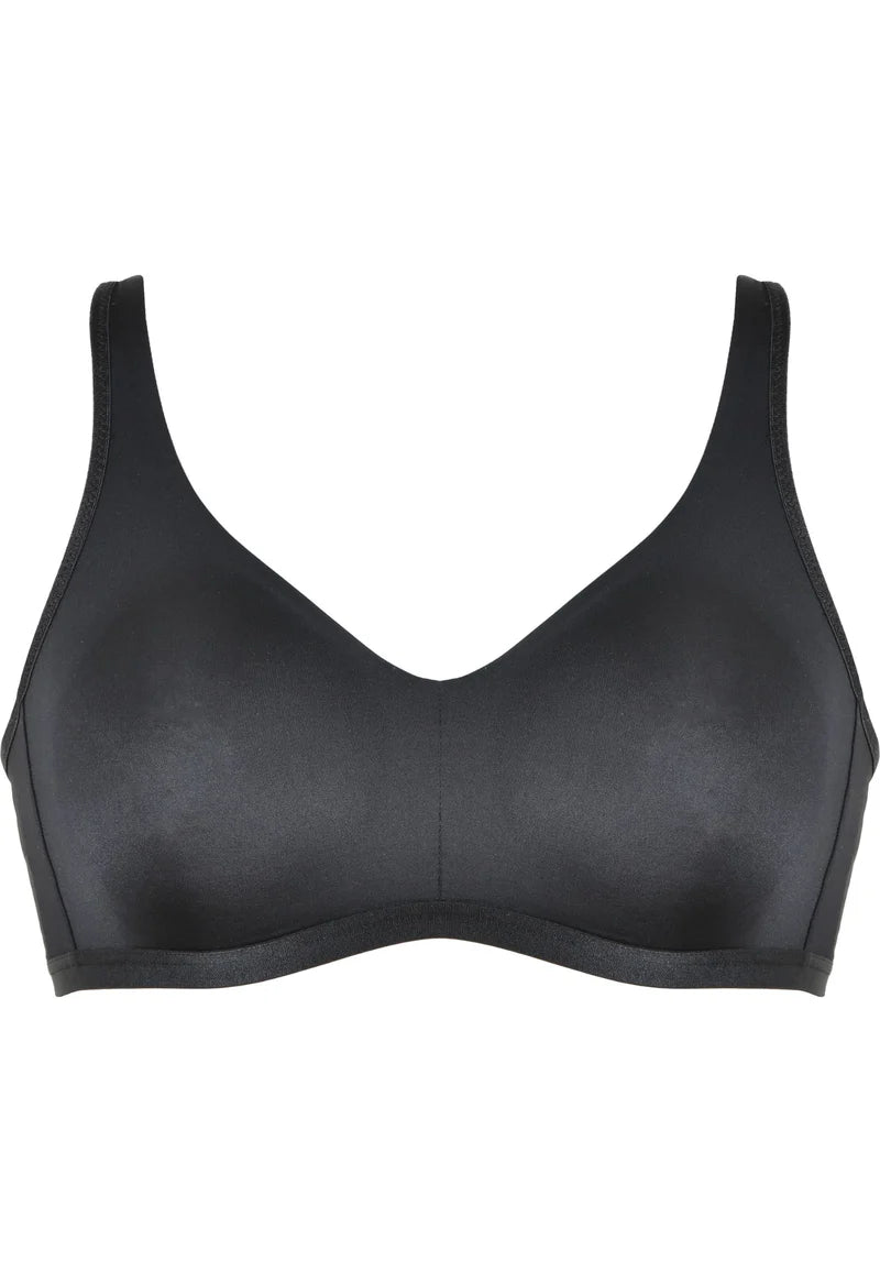 Сутиен без банели, изработен от лек материал NATURANA 5683 - черно