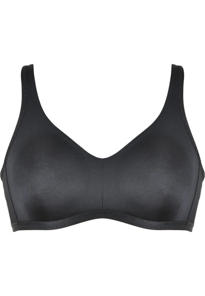 Сутиен без банели, изработен от лек материал NATURANA 5683 - черно